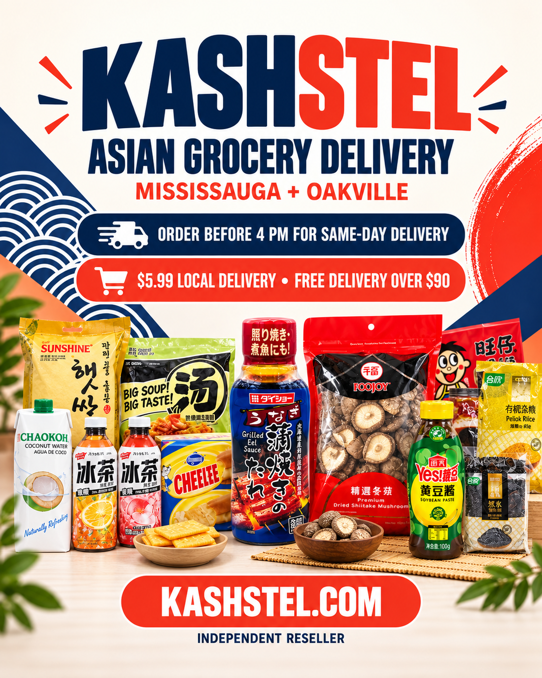 Asian Grocery Delivery in Mississauga and Oakville Is Here