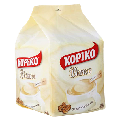 Kopiko Blanca Creamy Coffee ten sachet pack front