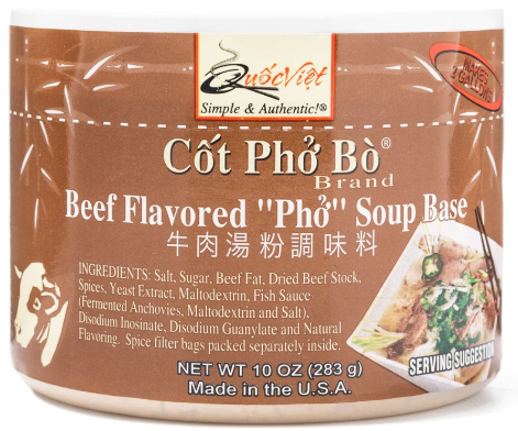 Quoc Viet Pho Beef Broth Mix 283 g front package