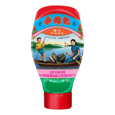 Lee Kum Kee Premium Oyster Sauce 500 g front bottle