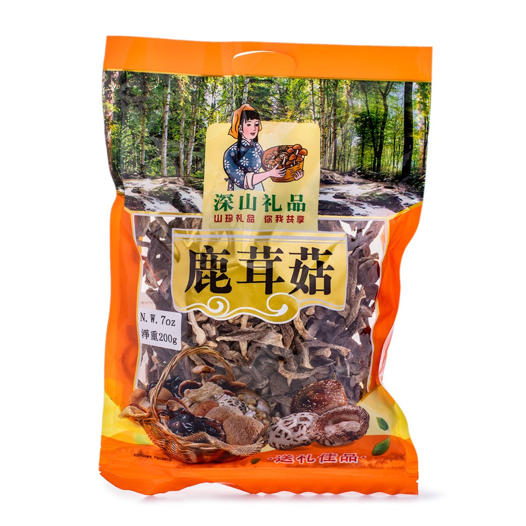 Y&B Dried Velvet Mushroom 200 g front package