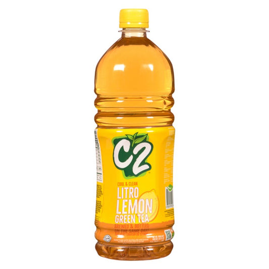 C2 Lemon Green Tea 1 L front bottle