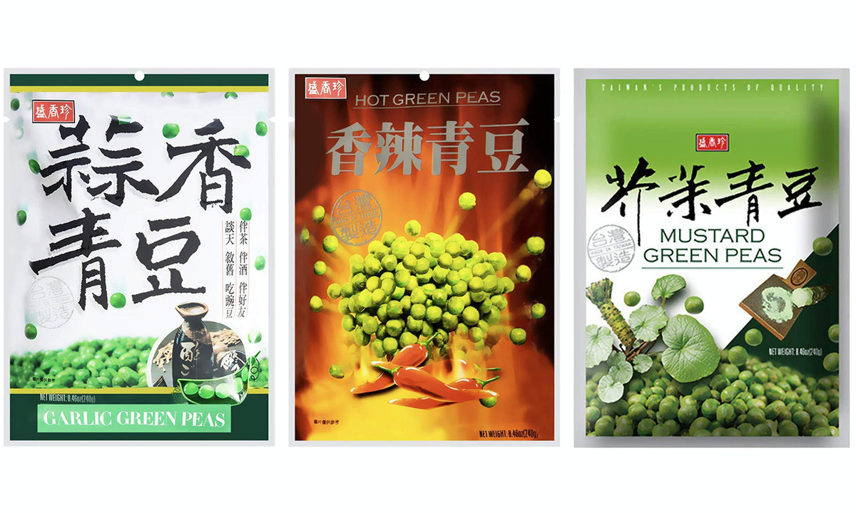 Shengxiangzhen Green Peas 240 g garlic spicy and wasabi packages