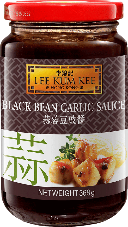 Lee Kum Kee Black Bean Garlic Sauce 368 g front jar
