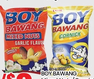 Boy Bawang Mixed Nuts Garlic Flavour 85 g