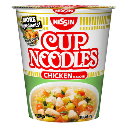 Nissin Cup Noodles 65–75 g – Selected Flavour front package