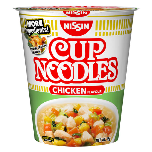 Nissin Cup Noodles 65–75 g – Selected Flavour front package