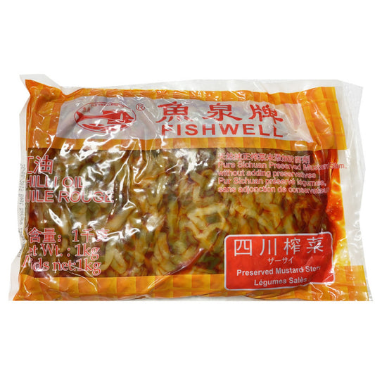 Fishwell Preserved Mustard Stem 1 kg front package